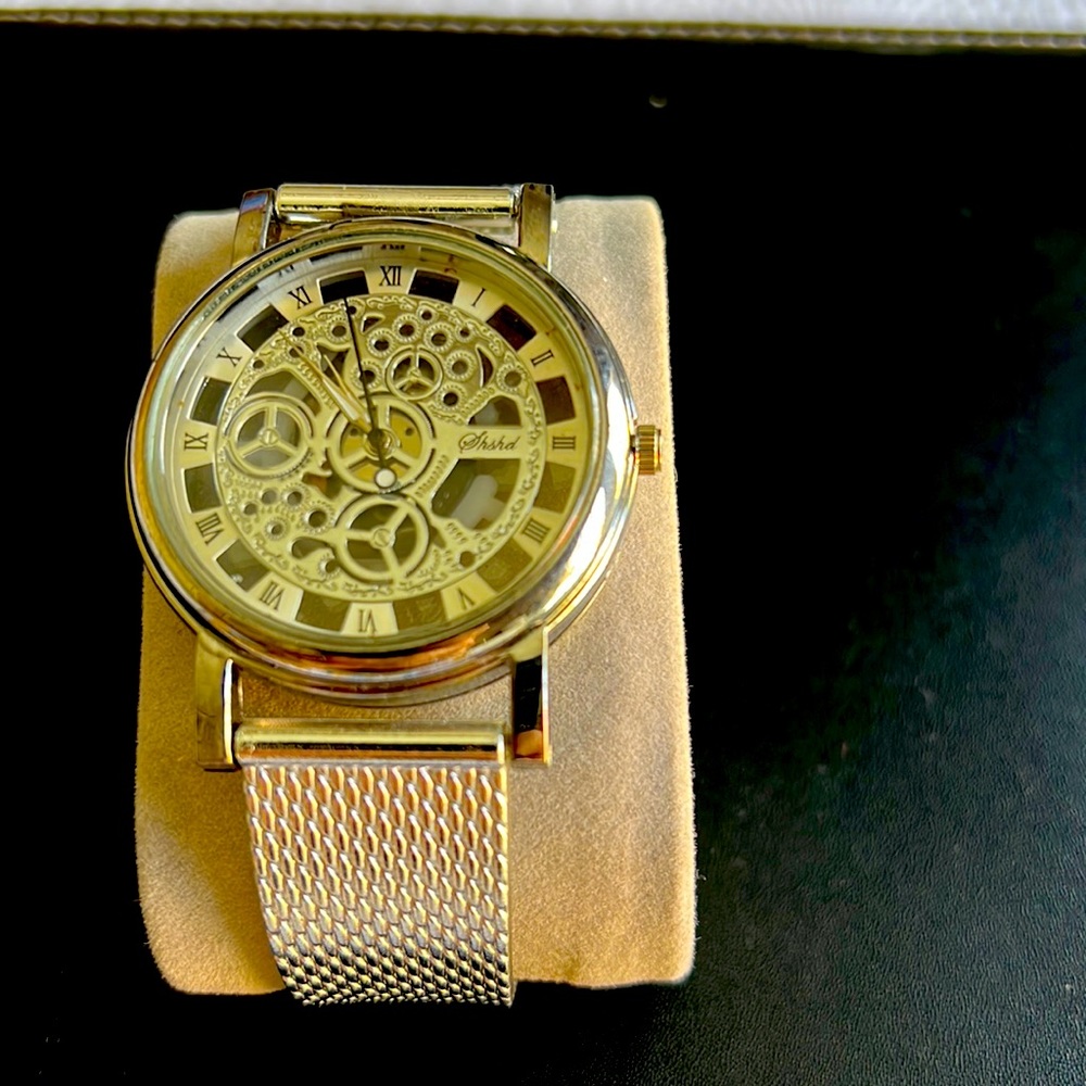 Skeleton steam punk watch